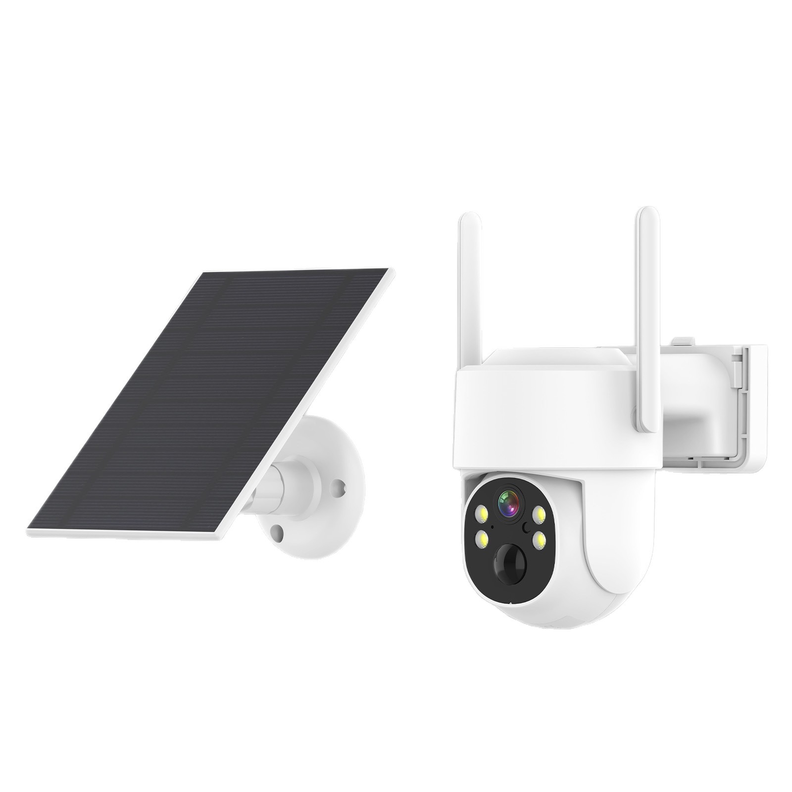 4G Solar Security Camera Low Power Consumption Long Battery Life HD Night Vision Pan-Tilt Waterproof Outdoor Tuya Surveillance Dome Camera