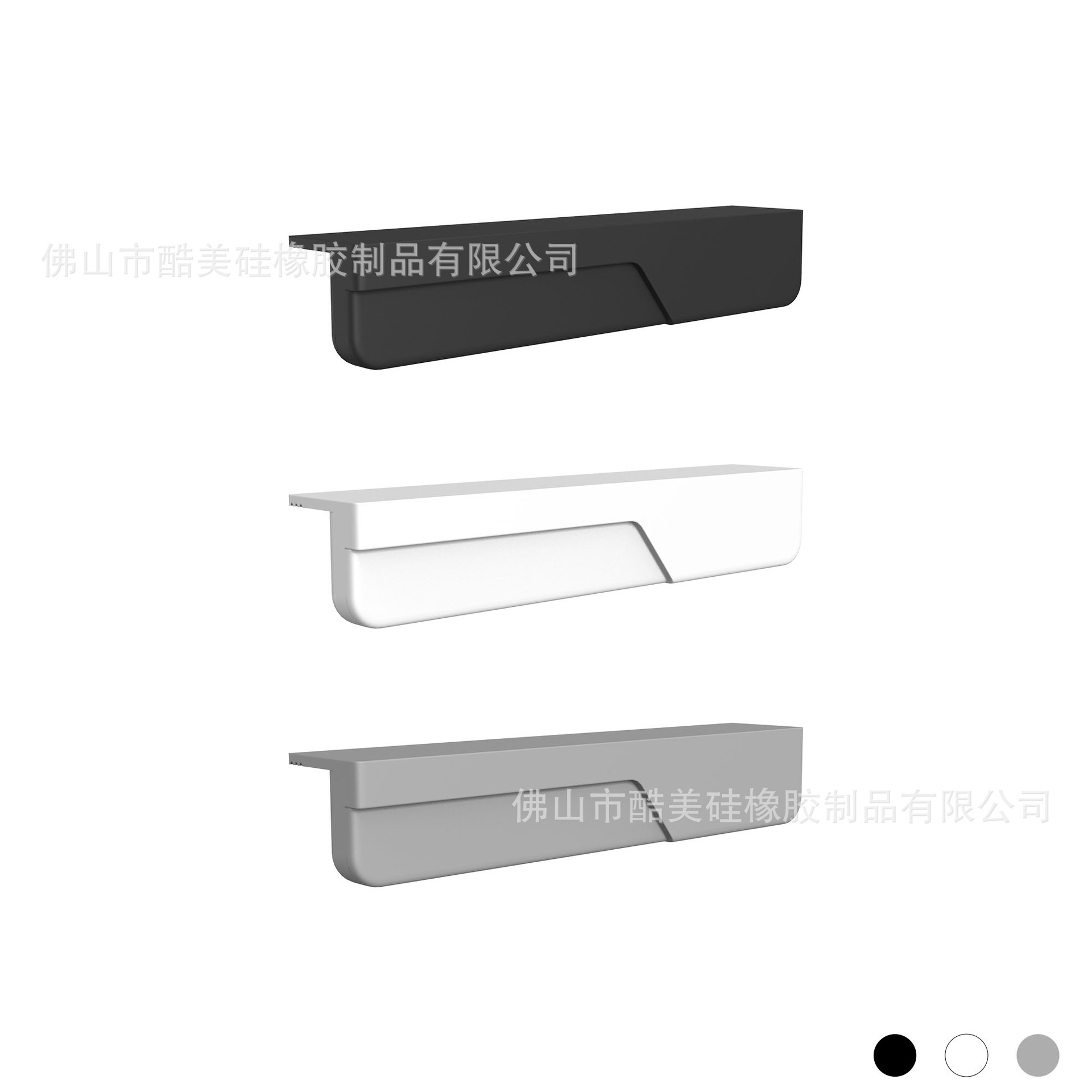 Cabinet foot handle no drilling silicone cabinet door handle trash drawer cabinet foot portable door opener non-contact