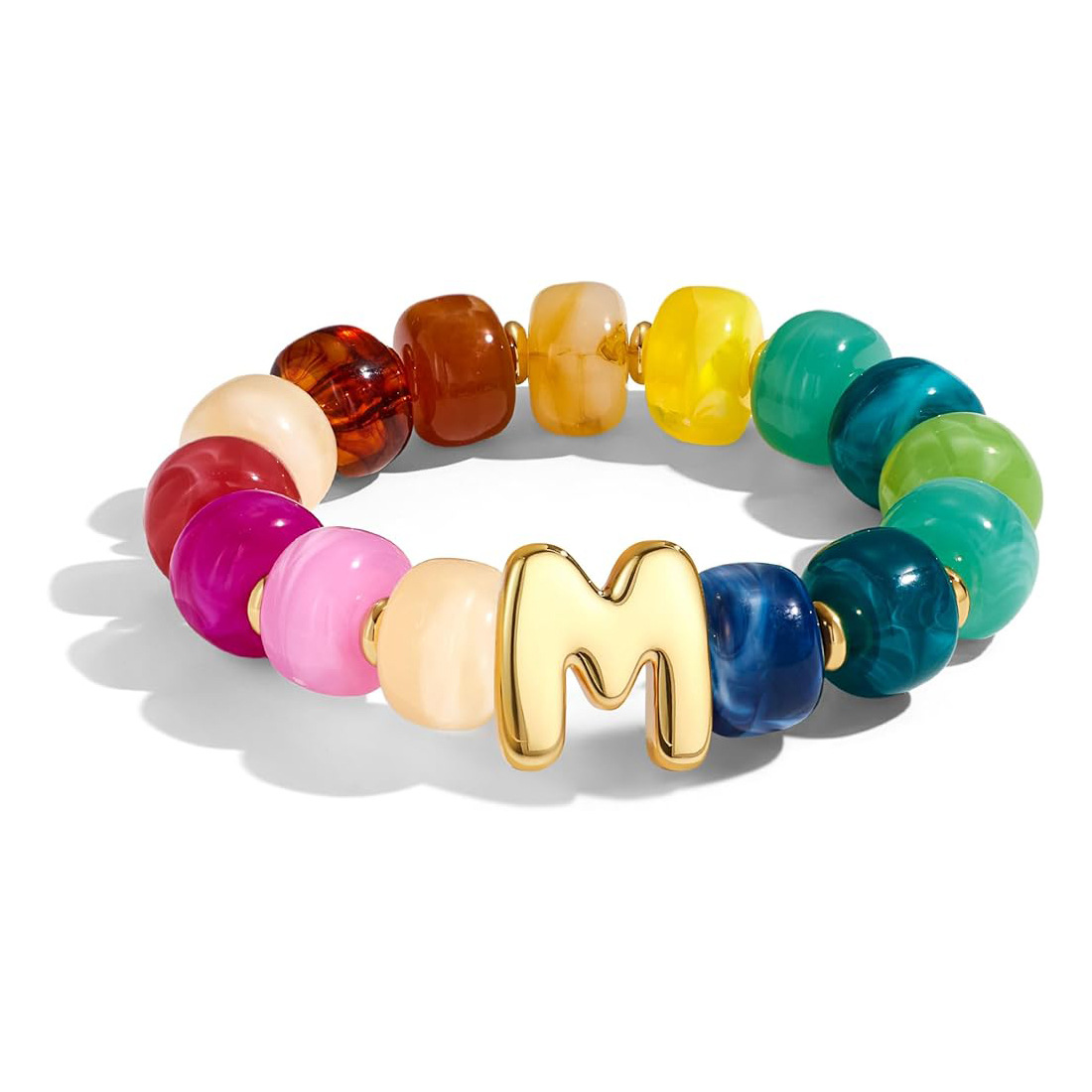 Acrylic Oval Stitching Bracelet Simple Casual Bracelet Niche Women's Jewelry
