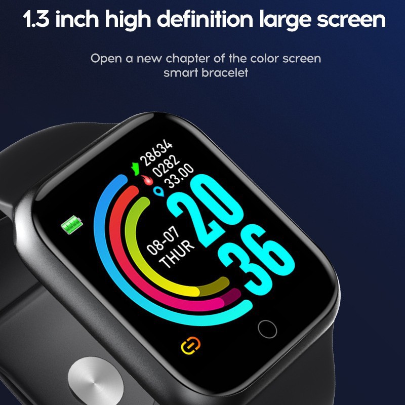 Y68 Color Screen Smart Bracelet D20 Bluetooth Electronic Bracelet Gift Bulk
