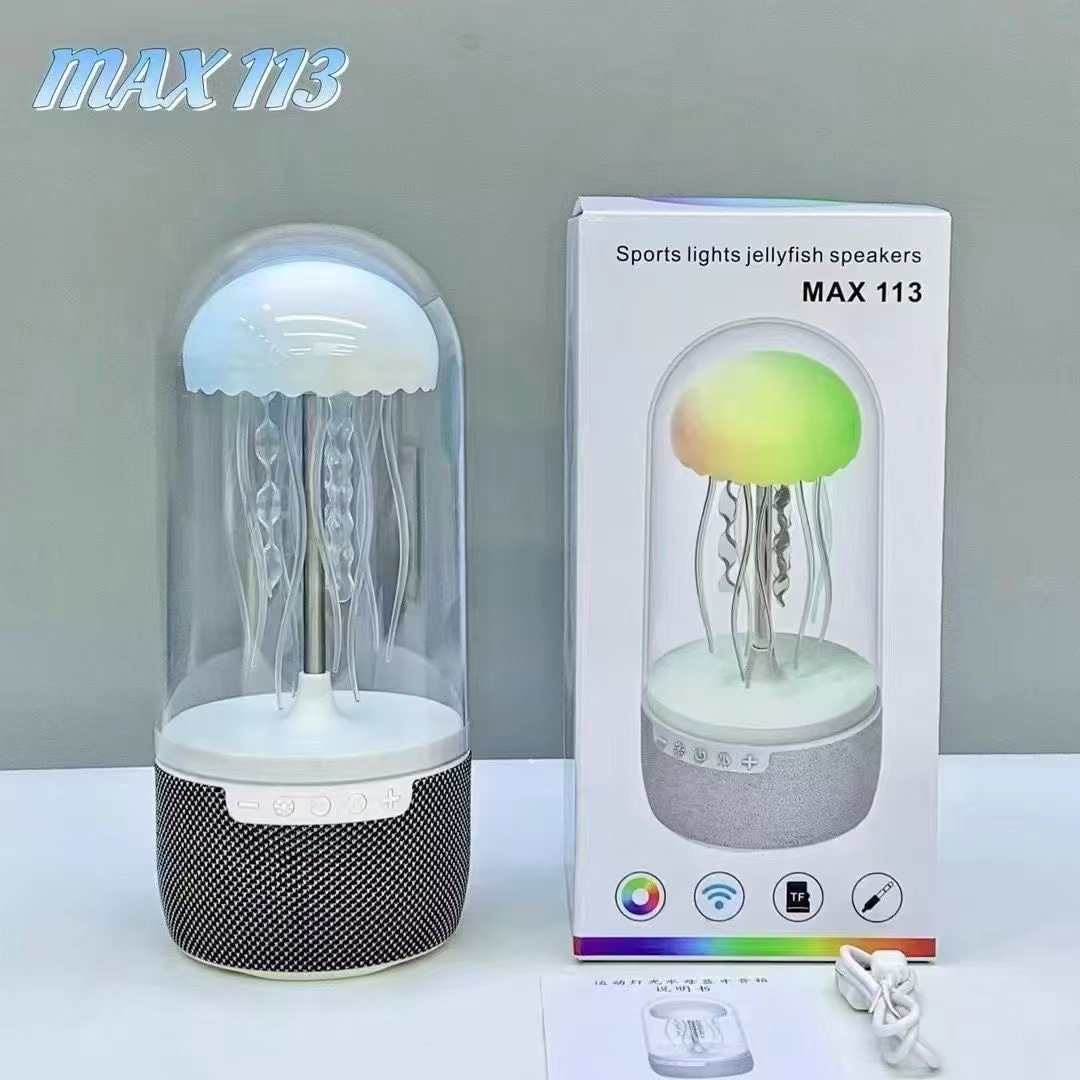 Jellyfish colorful light Bluetooth speaker MAX116S gift jellyfish Bluetooth speaker octopus