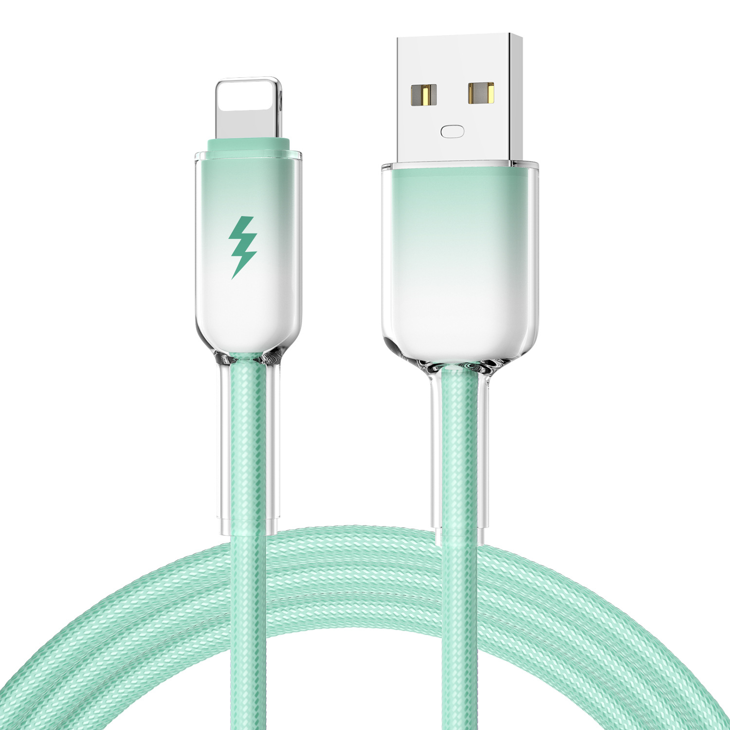 USB冰晶苹果 绿色 · 1米
