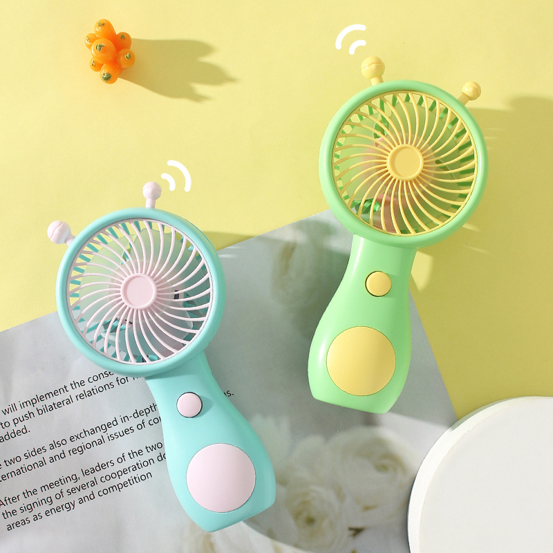 Handheld Snail Small Fan USB Charging Portable Small Fan Cute Cartoon Snail Handheld Fan