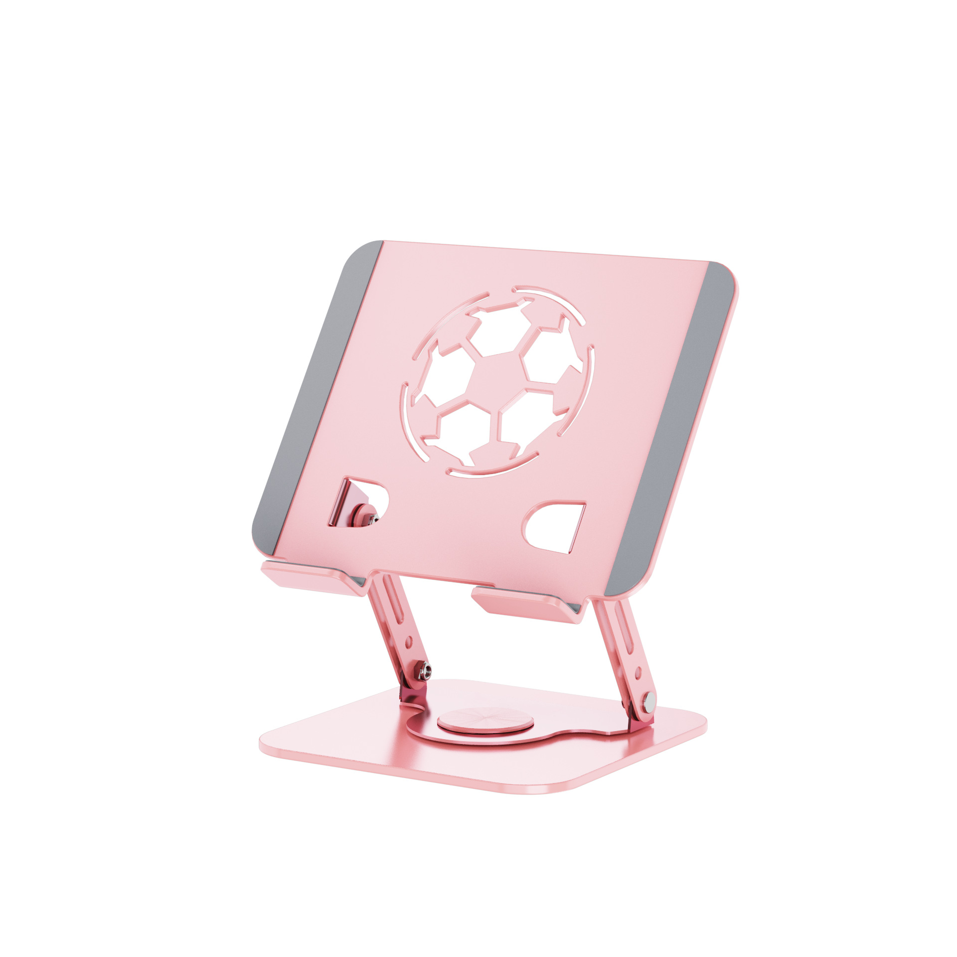 Metal Carbon Steel Rotatable Laptop Stand Suitable for Tablet Foldable Desktop Adjustable Height Riser Stand
