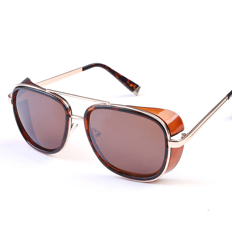 Iron Man 3 IRON TONY Double Beam Sunglasses for Men and Women, Sun Glasses