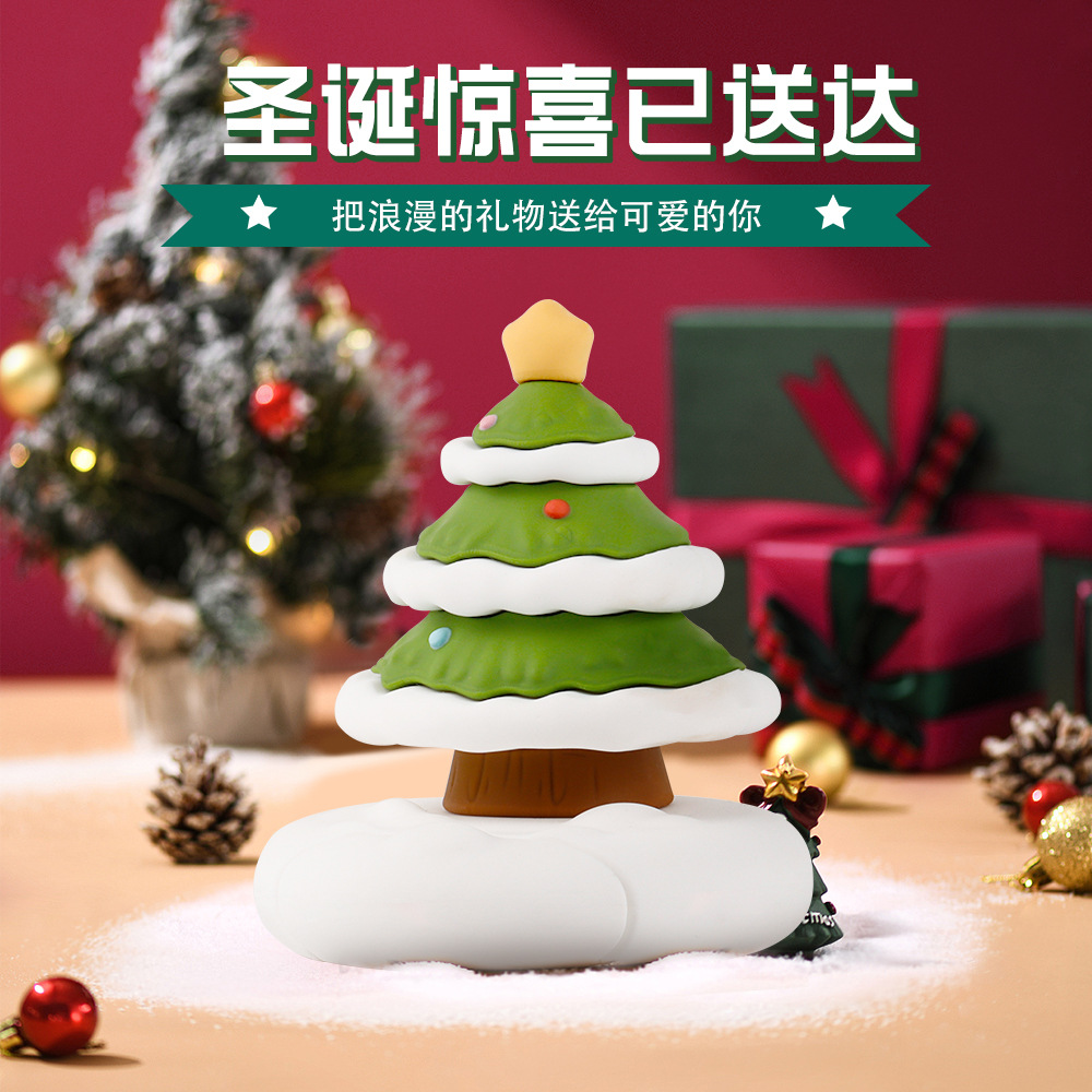 Christmas Phone Stand Cute Santa Gift Desktop Phone Stand Snowman Decoration Small Ornament