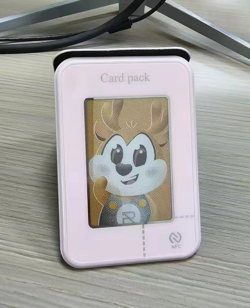 New Four Colors E-Ink Card Holder Stand Magnetic Screen Projection for iPhone Android Phone Series