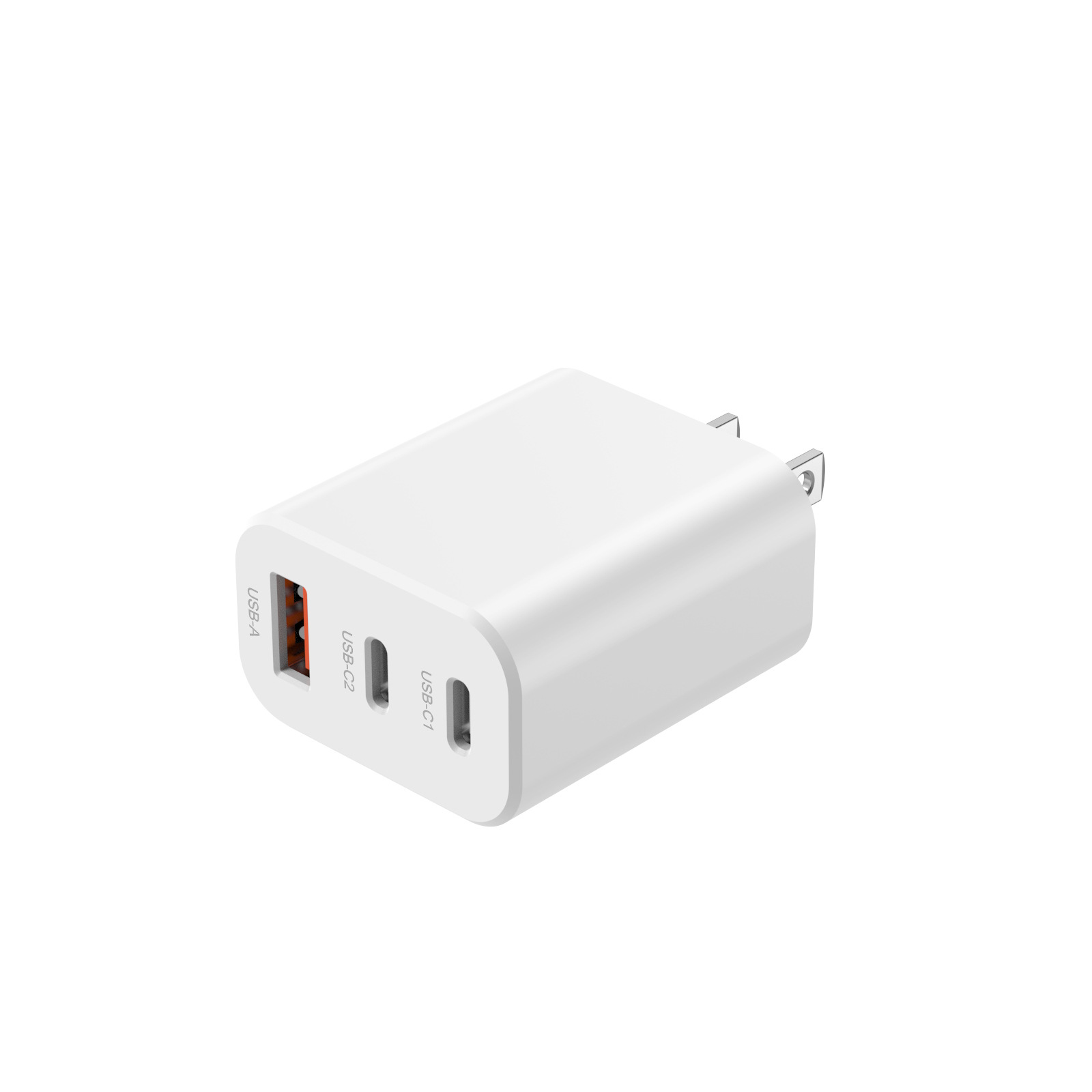 US ETL certified PD30W charger GaN plug for Apple Android Samsung fast charge charger