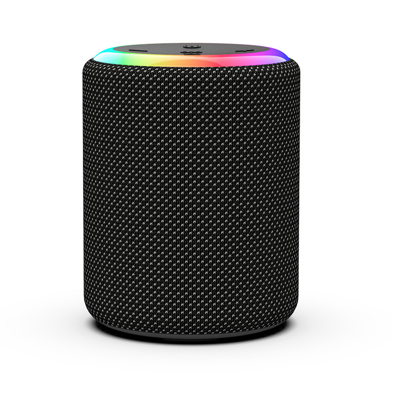 Outdoor Waterproof Bluetooth Speaker Cylinder Small Steel Cannon Colorful Mini Speaker Portable Fabric Audio