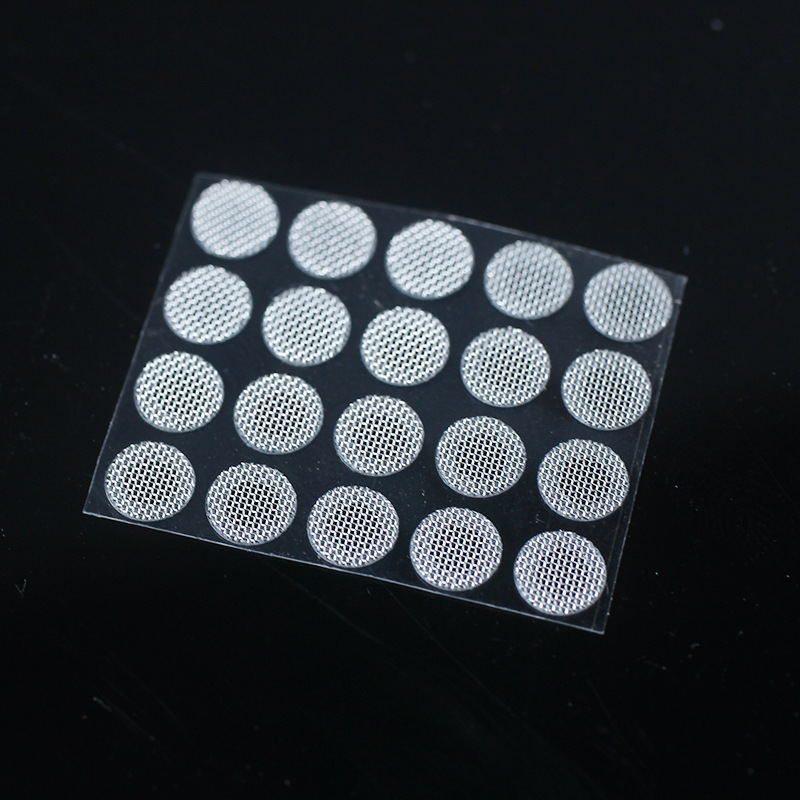 3.7-5mm In-ear Headphone Dust-proof Mesh Earbud Tube Steel Mesh Filter Sound Mesh with Glue Headphone Accessories