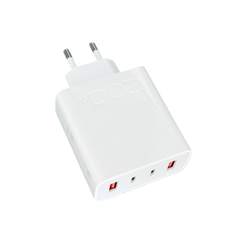 200W European Standard Charger 4 Port Multi-Function British Standard Charging Head Mobile USB Fast Charging Head Original