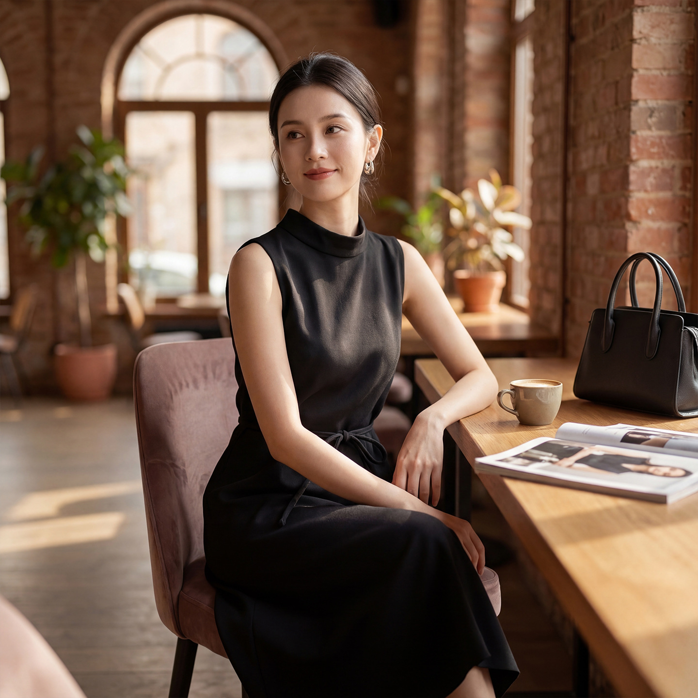 Summer New Silk Sleeveless Dress for Women White Stand Collar Mulberry Silk Inner Wear A-Line Dress Long Skirt