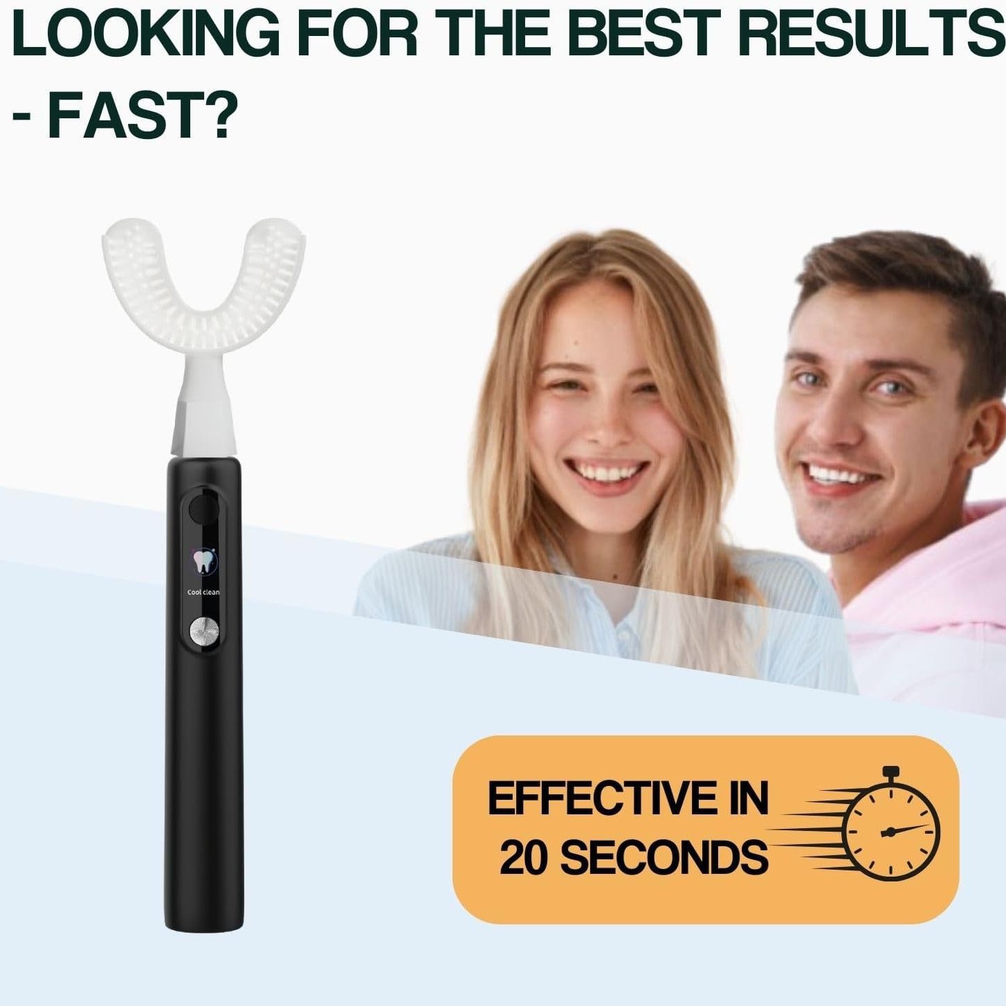 New Y-shaped Electric Toothbrush 2-in-1 Electric Toothbrush Teeth Cleaning Device