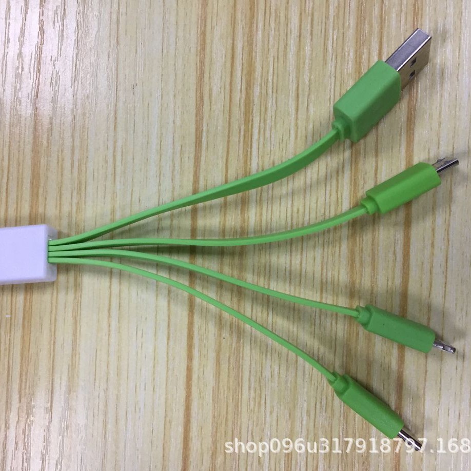 6-in-1 keychain data cable mini Android type-c multi-functional six-in-one charging cable gift