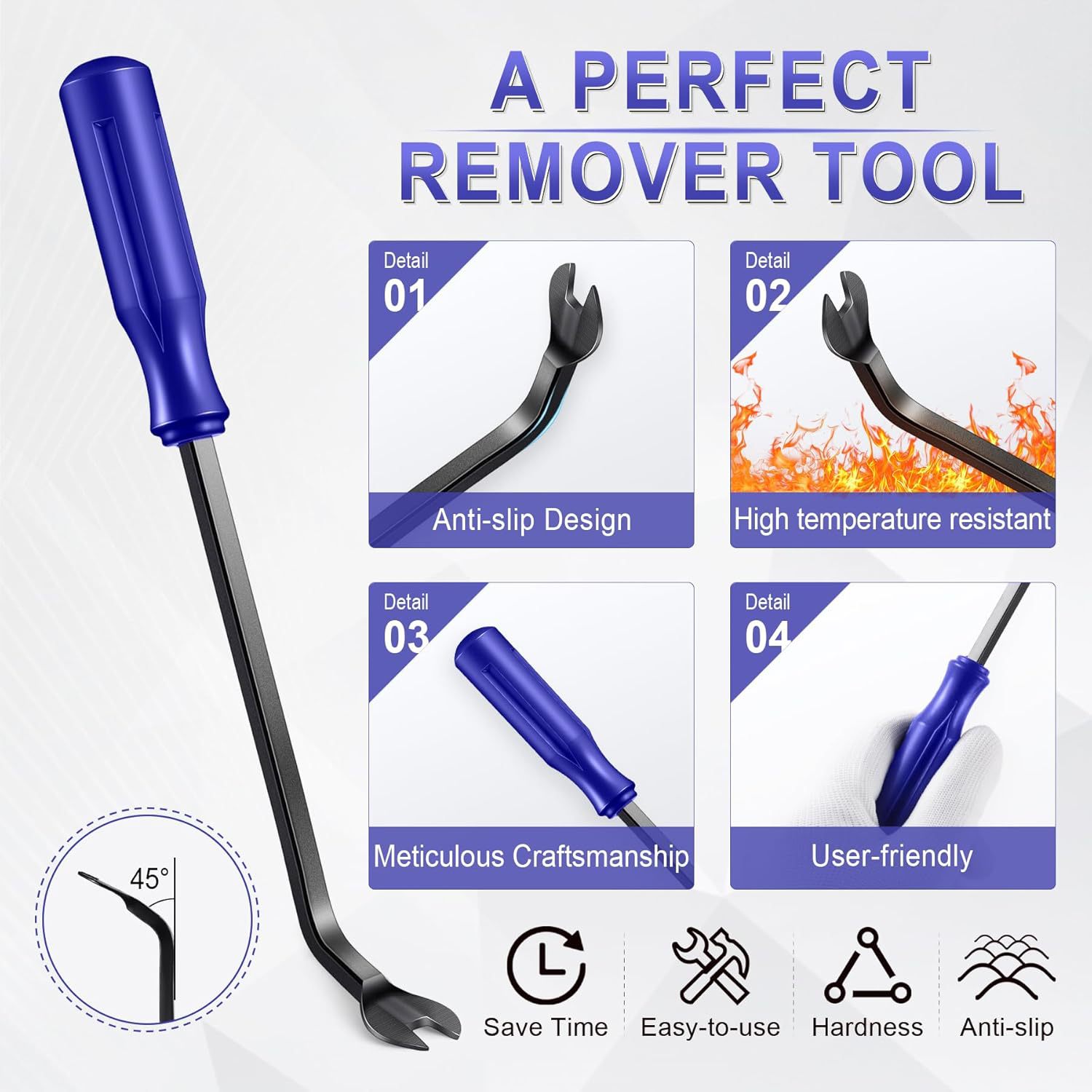5/12/19/200-Piece Car Audio Modification Disassembly Pry Bar Screwdriver Tool Set