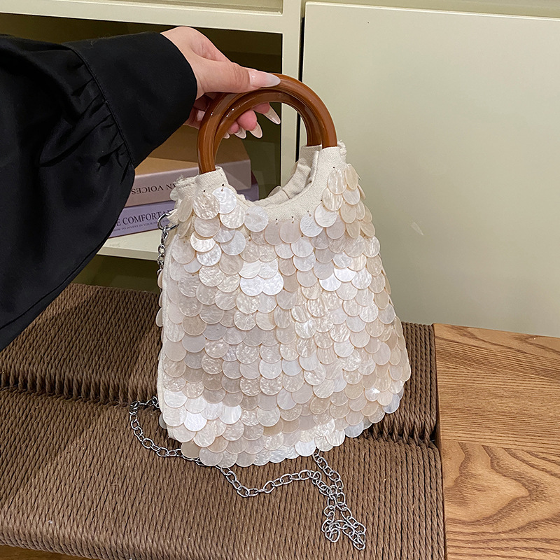 Women's new handmade shell bag niche fairy handbag evening bag