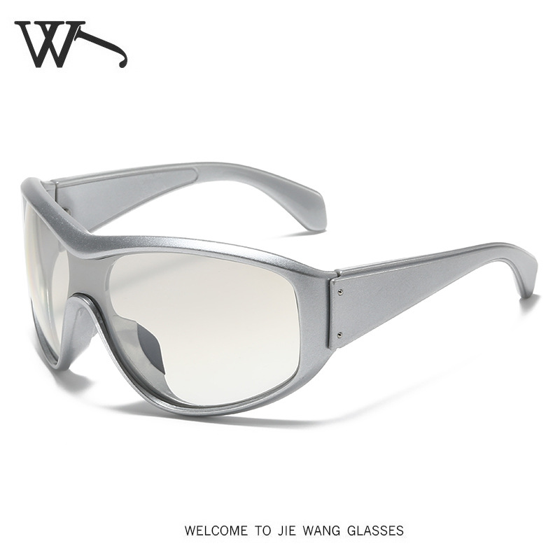 New Outdoor Sports Large Frame Sunglasses Cycling Leisure Windproof Sand Sun Protection Sunglasses