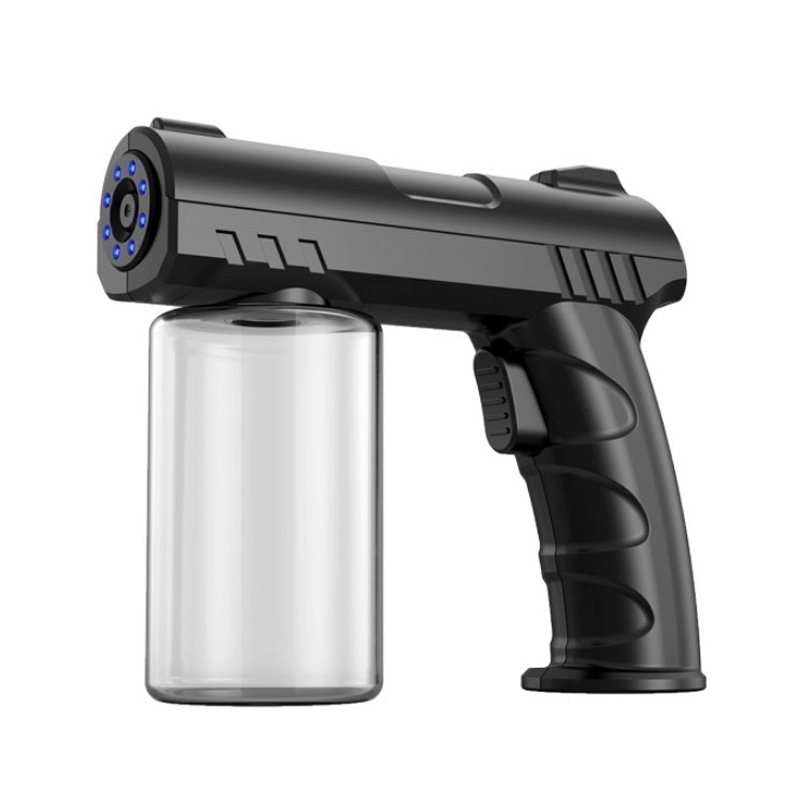 Portable Alcohol Sprayer Blue Light Atomizing Disinfection Gun Home Disinfection Gun Smart Home Spray Gun