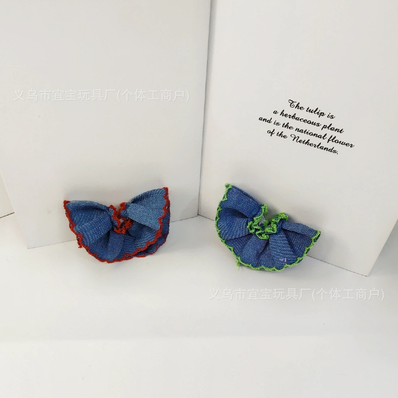 New Long Leg KT Ga Zi Sister Denim Lace Puffy Short Skirt Cute Doll Clothes Hanging Bag Decoration Accessories Matching