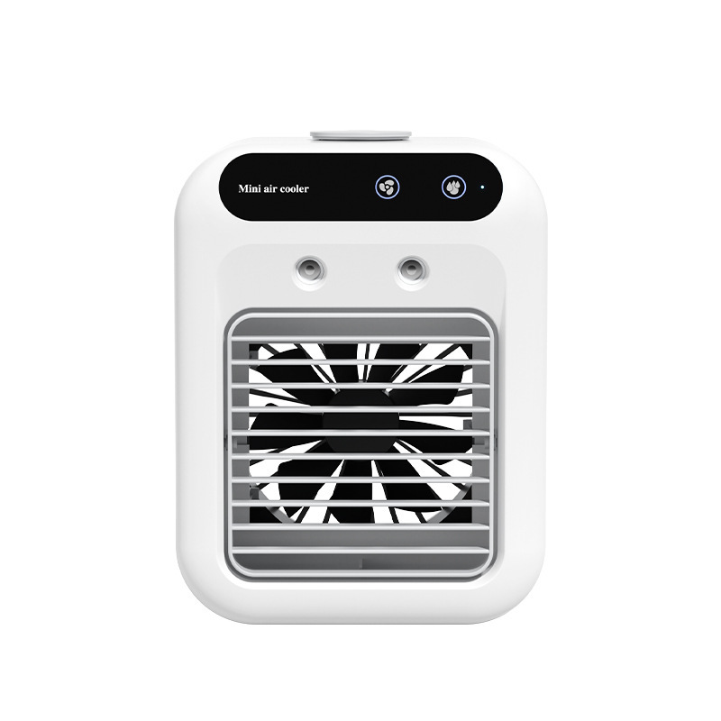 Smart Air Conditioner Fan, Cooling Fan with Ice, Portable Desktop Spray Fan, Cooling Small Fan, Electric Fan