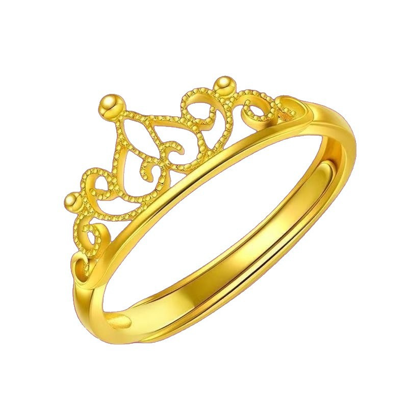 Ancient inheritance Vietnam sand gold ring jewelry open fire long simulation gold fake jewelry