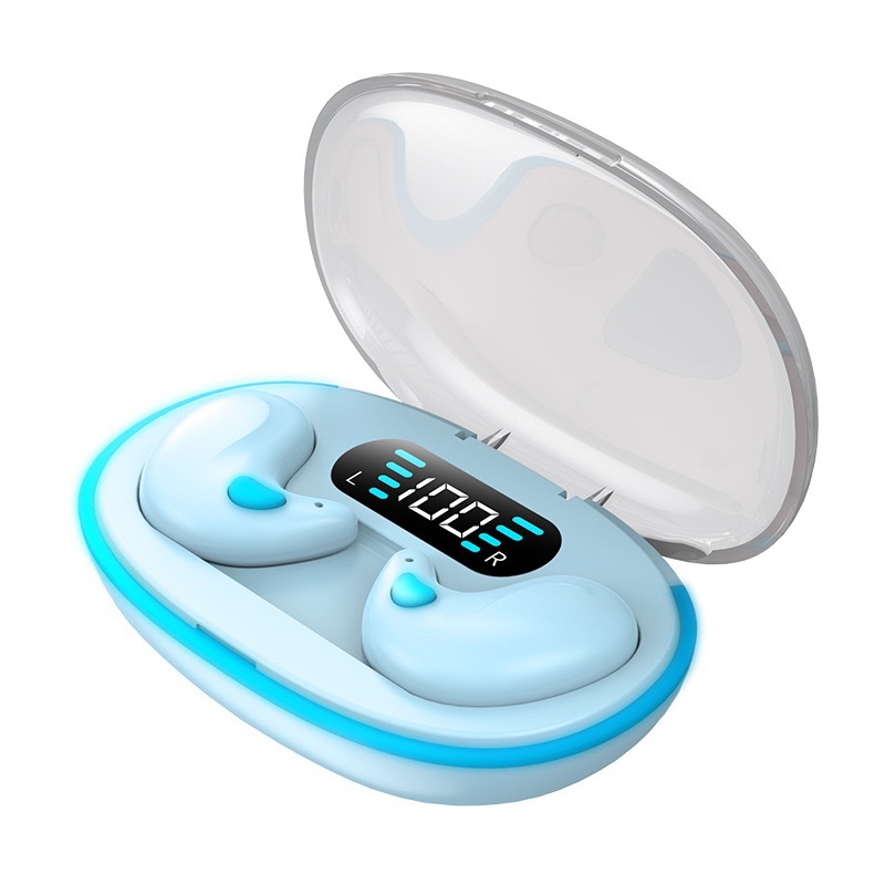 x55 sleep bluetooth headset mini noise-canceling bone conduction ultra-long battery life large capacity sports earphones