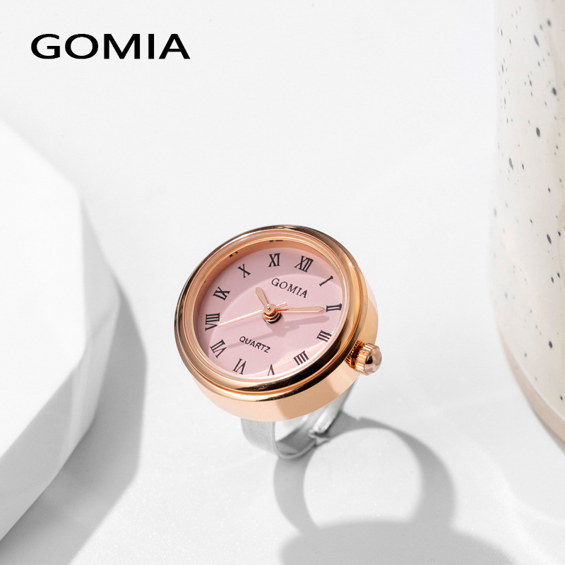 2022 New Finger Watch Waterproof Roman Mini Small Watch Student Finger Watch Couple Ring Watch