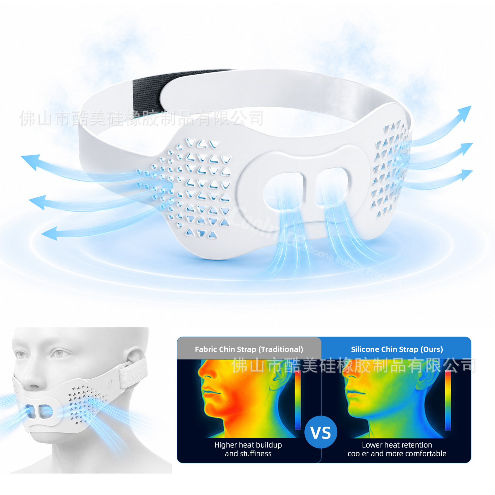 Silicone anti-snoring adult children sleep physical correction prevent mouth opening seal mouth closure sticker anti-snoring band