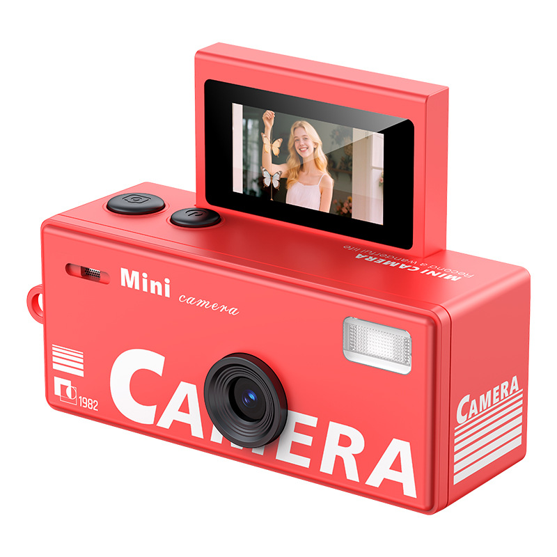 Thumb mini camera flip screen student outdoor shooting small camera video children mini camera