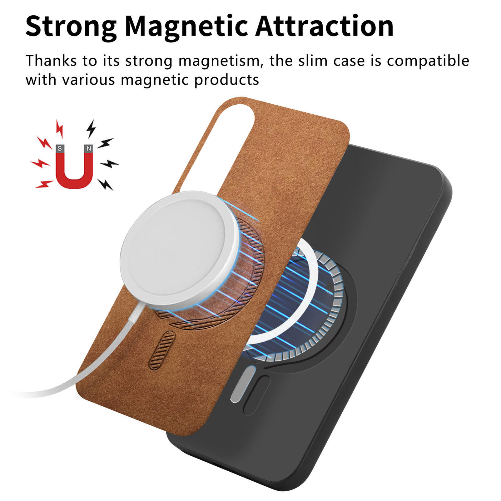 For Sony Xperia 1 VI phone case magnetic car solid color skin feel Sony Xperia 1 V protective case