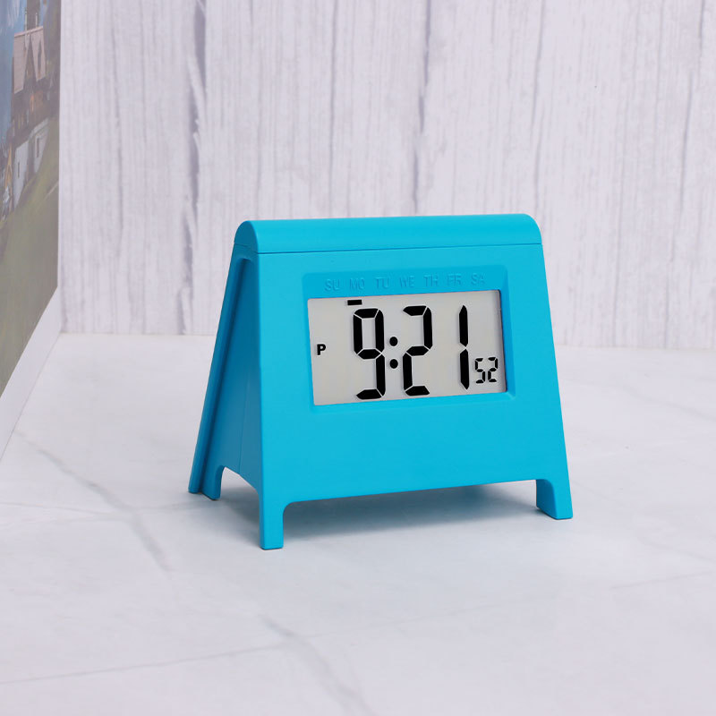 Electronic clock, student mini night light portable desktop decoration, cute and small dormitory clock