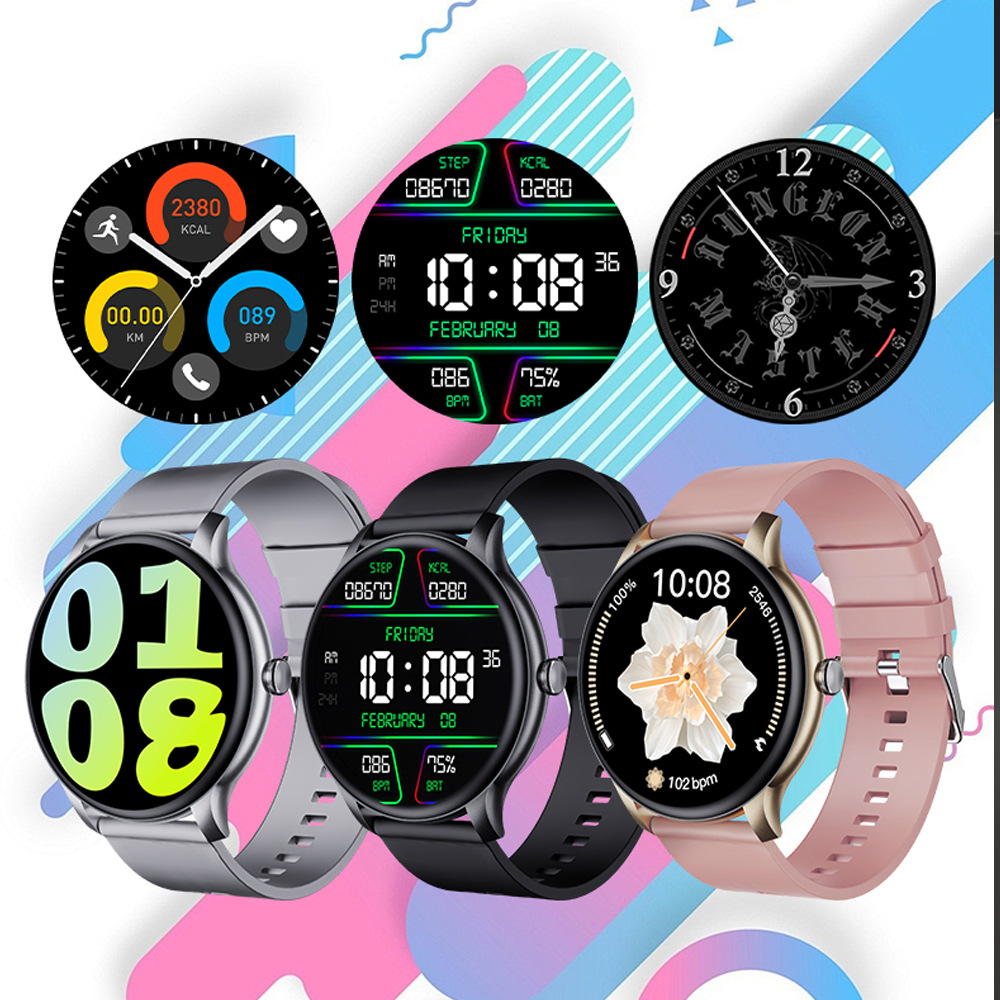 GT2 Smart Watch Bluetooth Call Information Reminder Sedentary Reminder New Full Round Screen Smart Band