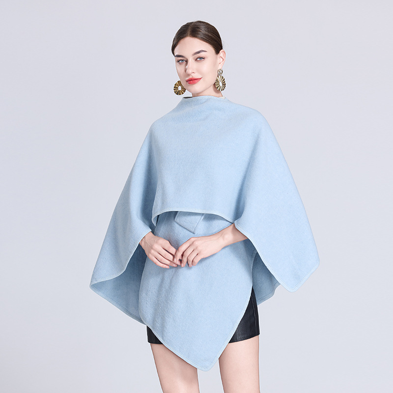 Live Autumn Winter Loose Scarf Shawl Outer Wear Cape Cape Shawl Women 0961#