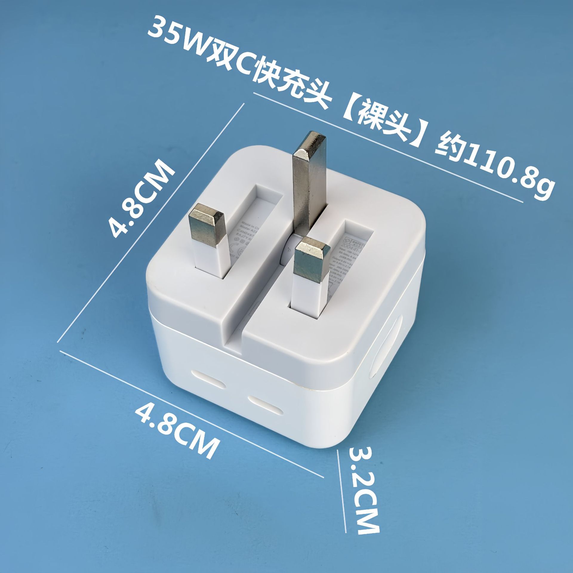 Applicable Apple Charger Original US EU UK Standard PD35W Apple Charging Head Dual C 40W 50W Phone Fast Charging Head