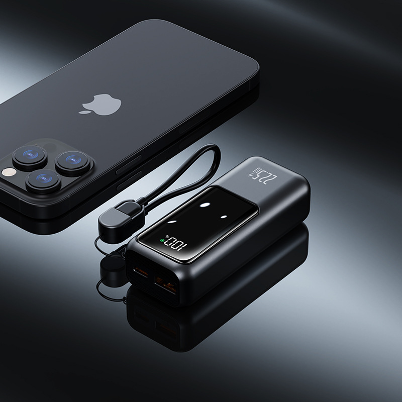 Gift 3C Fast Charging Capsule Mini Energy Stick Cable 10000mAh Power Bank Portable Mobile Power Supply