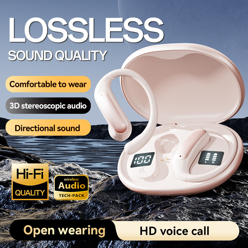 2025 new ear-hook M134 smart AI translation open-ear TWS Huaqiangbei wireless Bluetooth earphone
