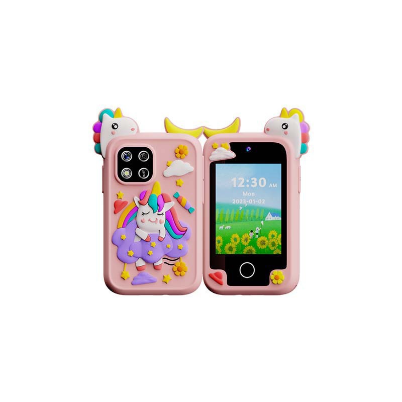 New children's mobile phone high-definition can shoot video early education mini camera big head sticker game toy phone filter