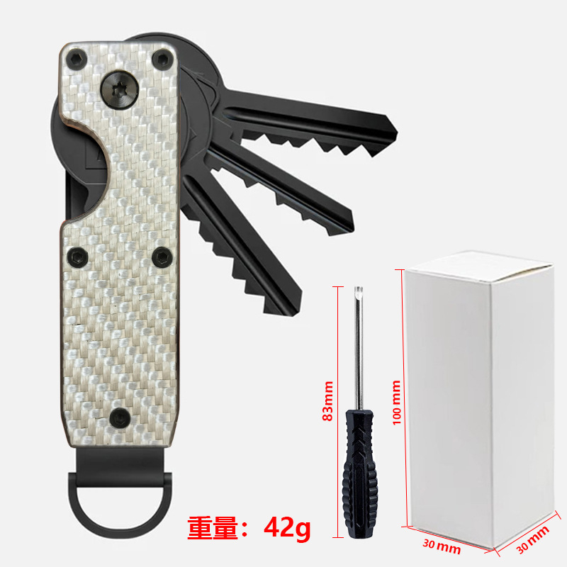 Metal Keychain Aluminum Alloy Key Organizer Key Clip Best Foreign Gift Present