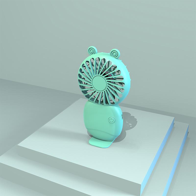 2024 New Desktop Mini Handheld Fan USB Rechargeable Portable Silent Student Outdoor Hook Fan