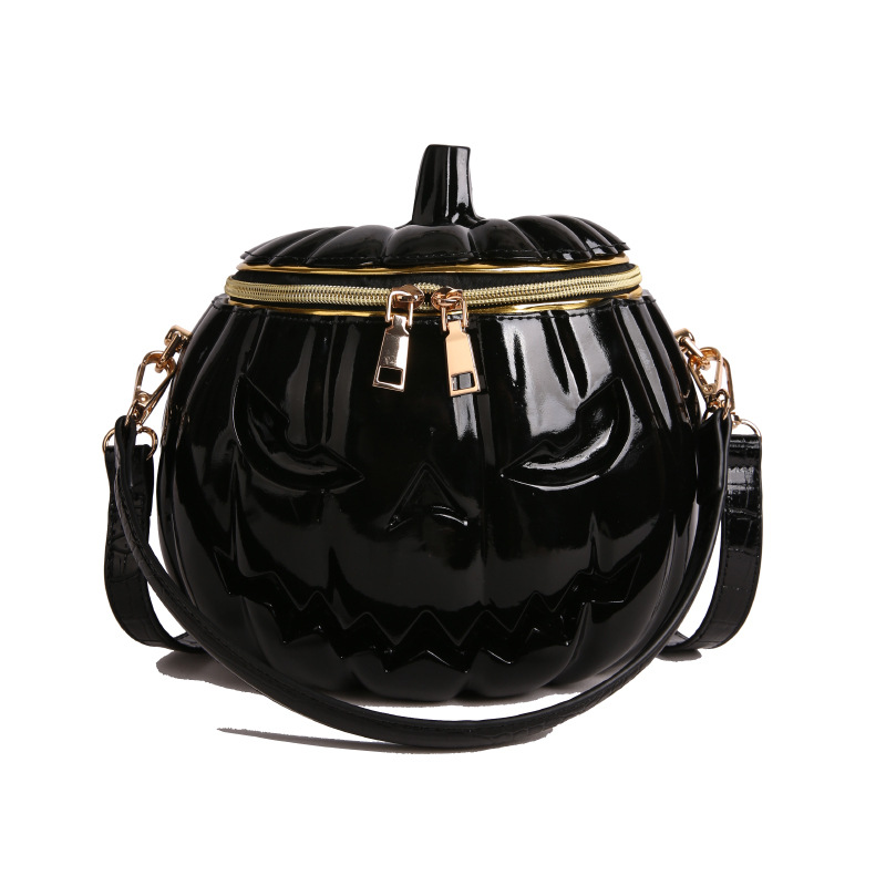 New Simulation Pumpkin Bag for Women Niche High Texture Halloween Handheld Shoulder Crossbody Bag