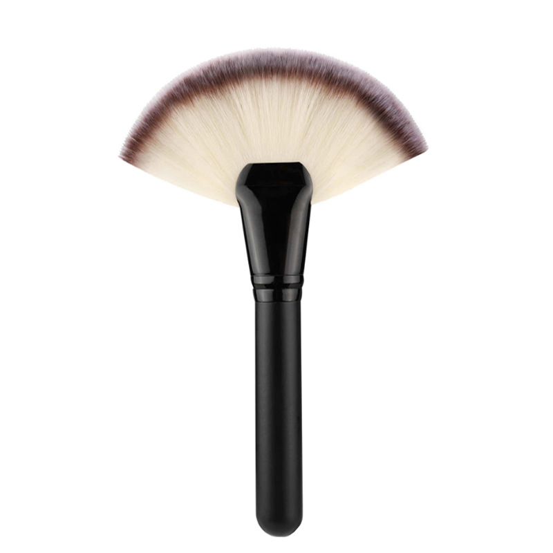 Single Fan Shape Highlighter Brush Powder Brush Soft Fan Shape Makeup Brush Cosmetic Tool