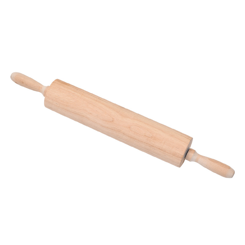 Wooden rolling pin, roller type, paint-free wax-free beech wood roller, dumpling wrapper roller, pastry tool
