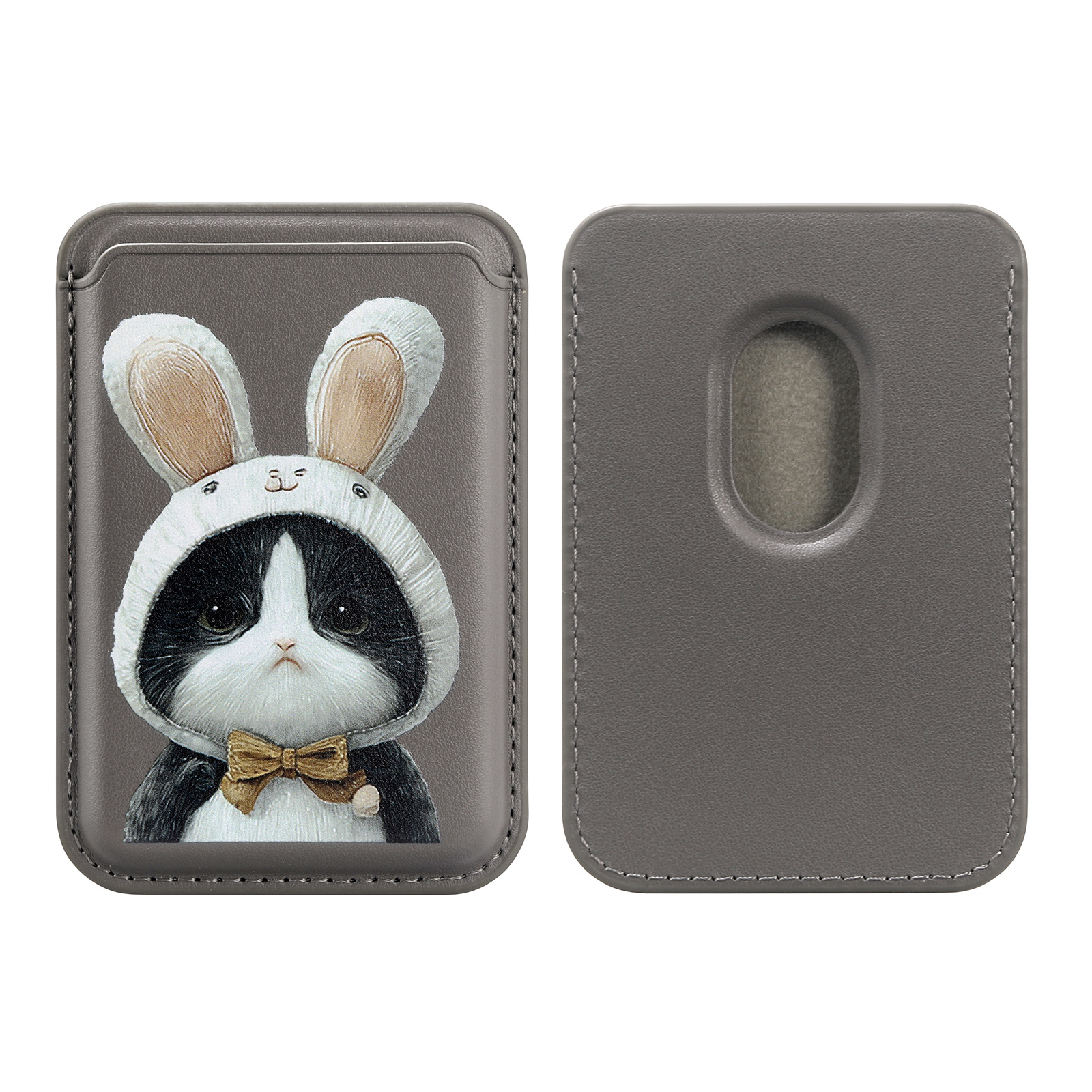 Magsafe official magnetic card case wallet for iPhone17 Apple 17pro strong magnetic leather card case