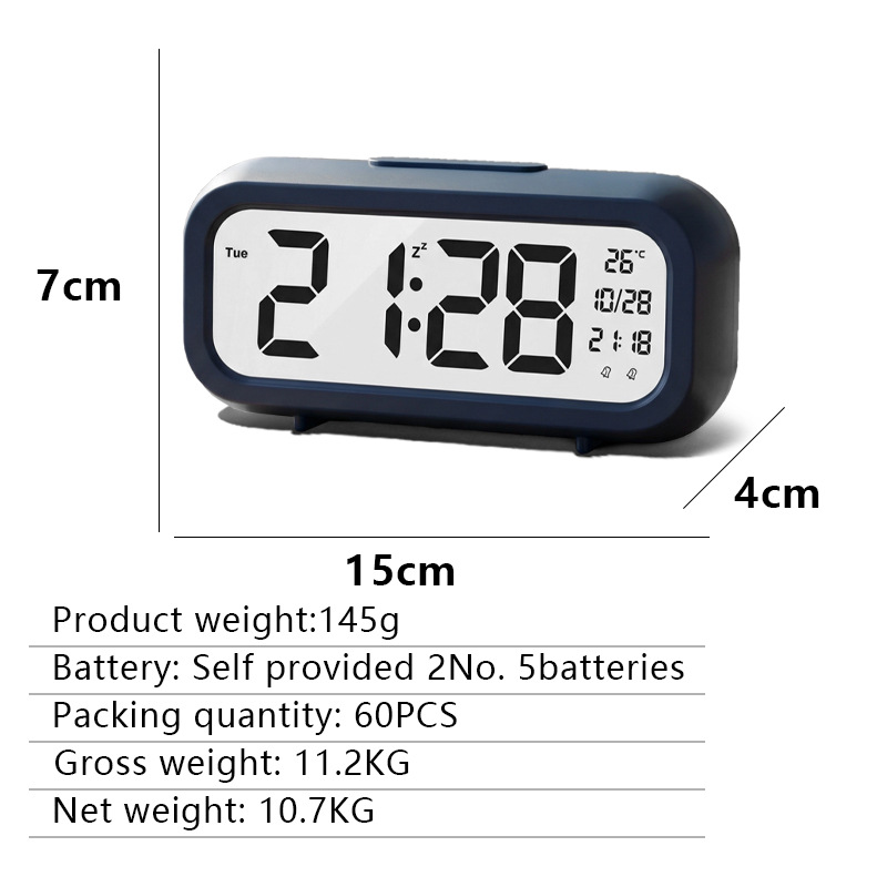 Electronic clock student learning special simple LCD electronic alarm clock bedroom desktop smart children alarm clock
