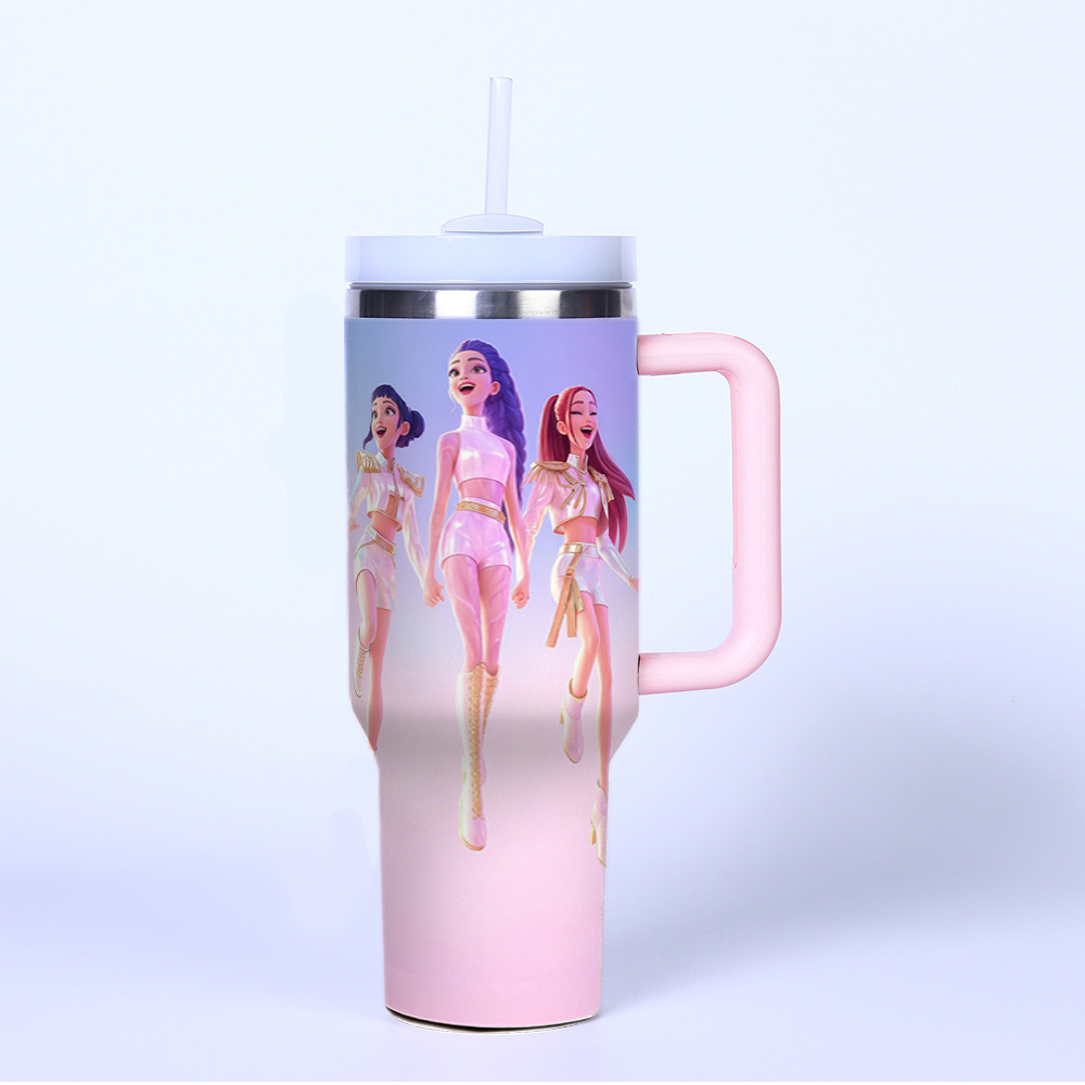 Car cup K-POP Huntrix 40oz Rumi Mira Zoey ice霸 cup