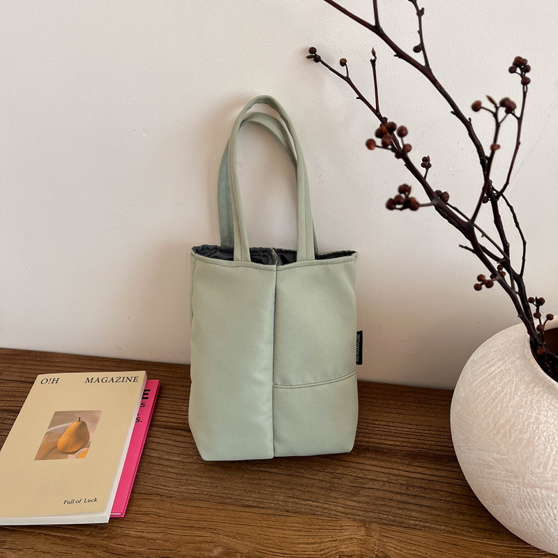 Simple Casual Canvas Bag Women 2025 New Large Capacity Handbag Niche Shoulder Commute Tote Bag
