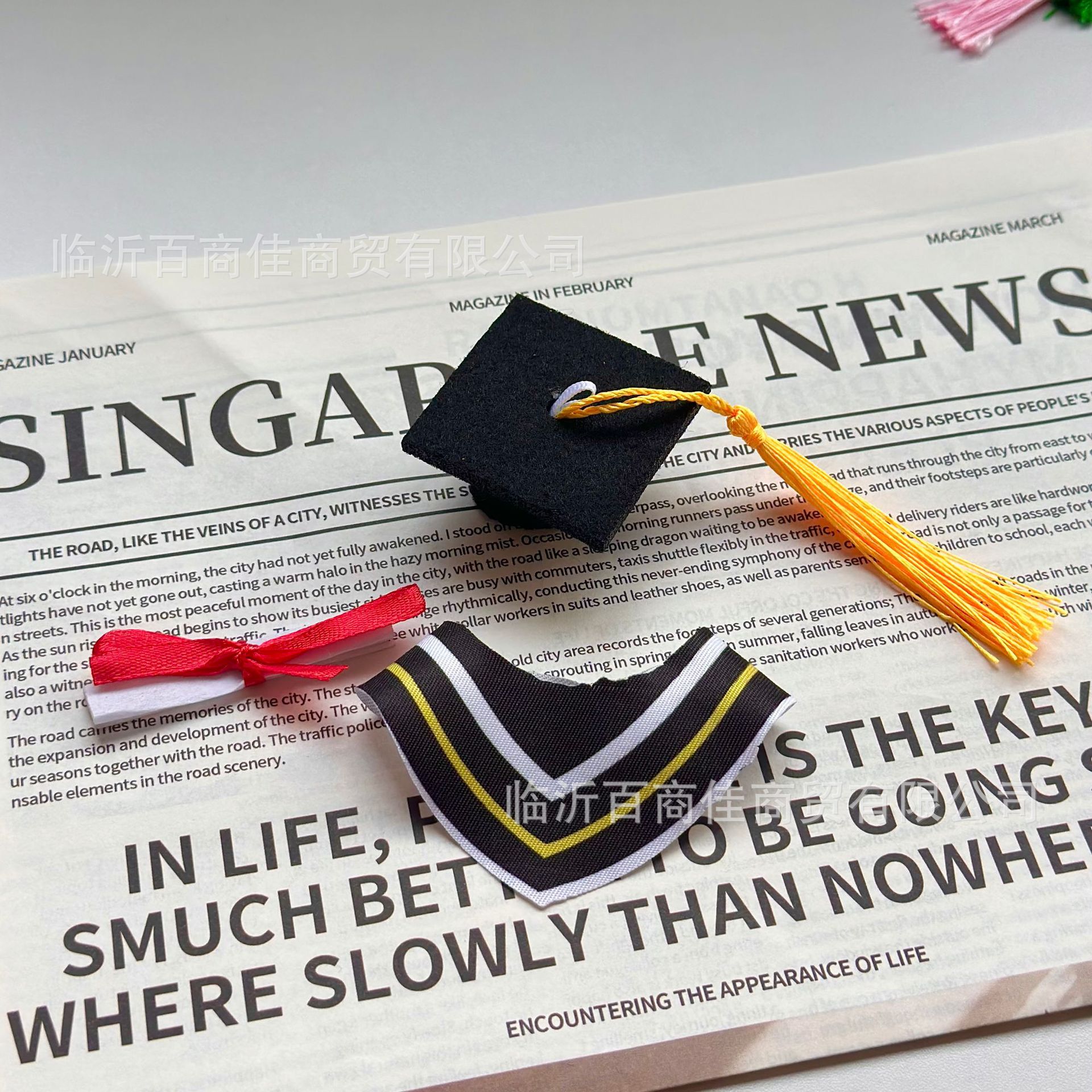 15CM doctoral uniform graduation bear plush toy teddy bear graduation souvenir with doctoral cap scarf doll clothes