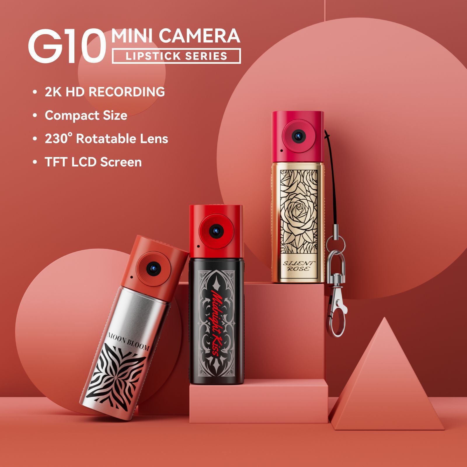 G10 lipstick mini thumb digital camera HD outdoor sports student party video recording and photography