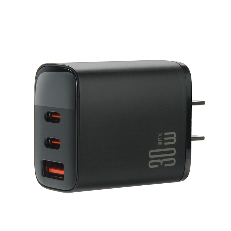 2A1C multi-port charger 3-port multi-protocol PD30W phone tablet fast charging USB charging head OEM customization