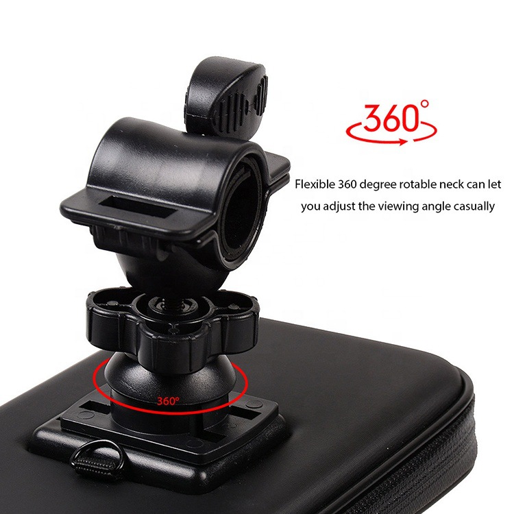 Bicycle phone bag, electric motorcycle scooter rearview mirror navigation mount, waterproof and rainproof phone bag